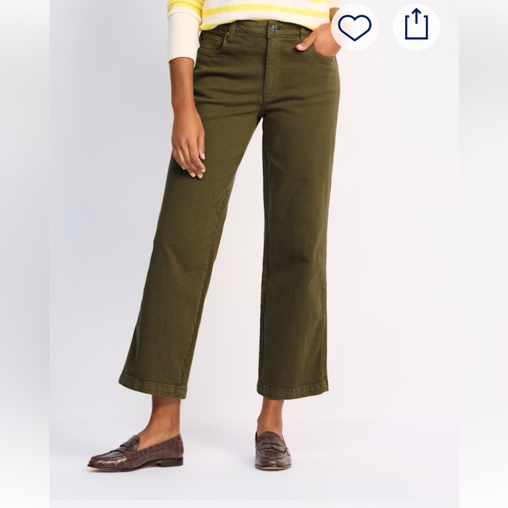 Pattie High Rise Straight
Leg Jean